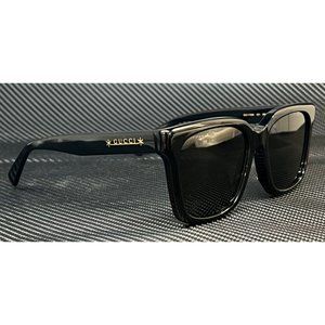 Gucci Black 56mm Unisex Sunglasses
